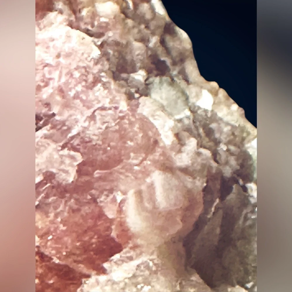 Pink Tourmaline Gem Lepidolite in Milky Quartz Feldspar Natural Crystal Matrix